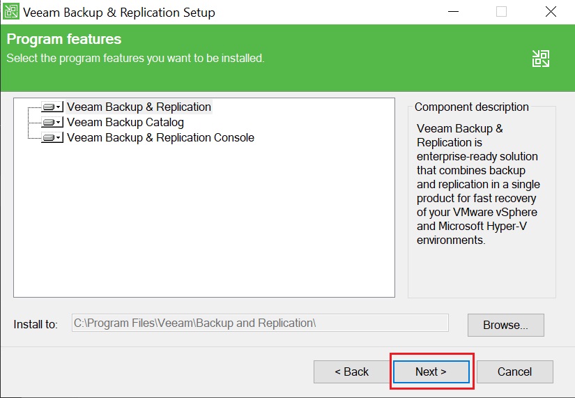 Hướng dẫn cài đặt VeeamBackup & Replication 9.5