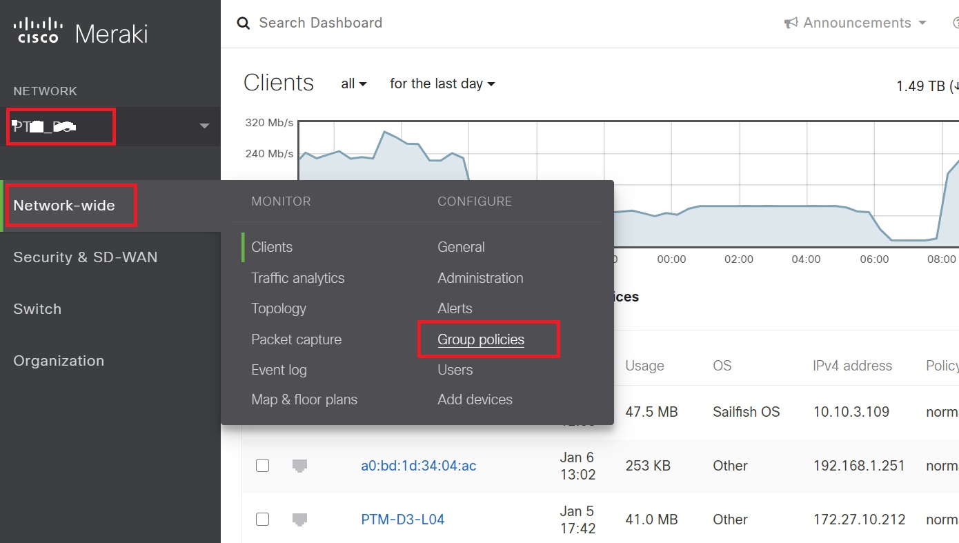 meraki firewall