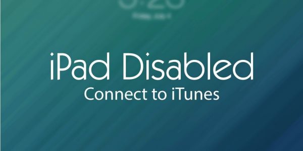 Ipad is disabled